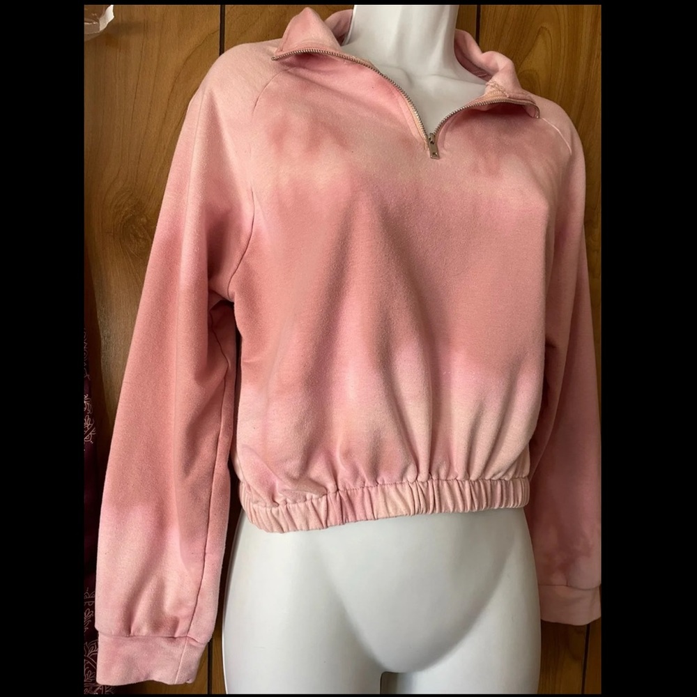 💖Quarter Zip Cropped Sweatshirt